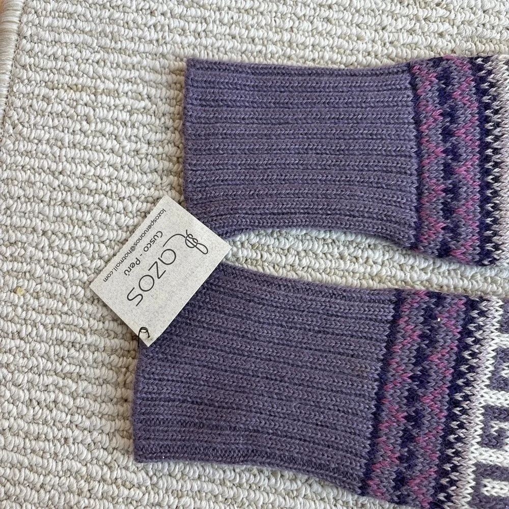 NWT Cusco Peru Lazos Baby Alpaca 100%, Womens ADULT GLOVES. Made in Peru